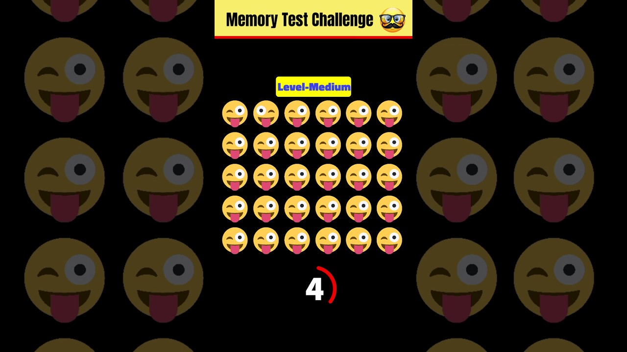 Memory Test, riddles and puzzles for brain test, #shorts #quiztime  #emojichallenge #reels #reelsinstagram