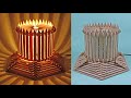 Ide Kreatif Lampu Hias Dari Stik Es Krim - DIY decorative lights