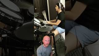 The Chainsmokers Takeaway Drum Cover #shorts #reaction
