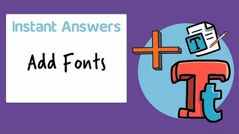 Sparkol VideoScribe | Add Fonts