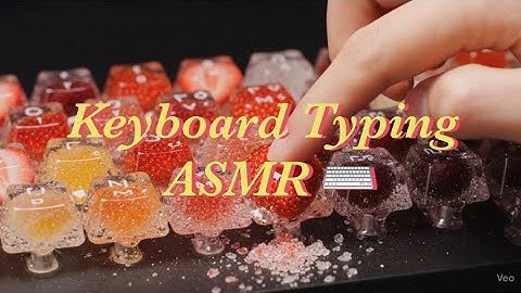 [ASMR] Unrealistic Keyboard Typing Sounds | 비현실적인 키보드 타이핑 소리