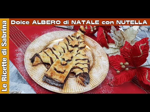 Stella Di Natale Con Nutella.Il Video Albero Di Natale Fatto Con Nutella E Pasta Sfoglia