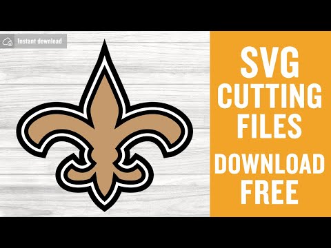 Saints Logo SVG Free Cutting Files for Cricut Silhouette