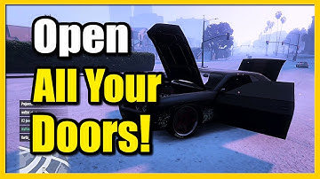 How to Open All Car Doors, Trunk or Hood in GTA 5 Online (Fast Tutorial)