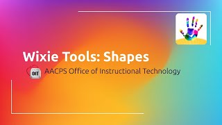 Wixie: The Shape Tool
