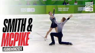 Cayla Smith and Jared McPike claim 🥈 in Pairs Skating! | #Gangwon2024