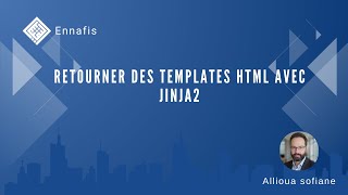 Retourner des templates HTML avec Jinja2 dans FastAPI