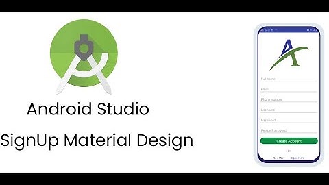 Android Tutorial | Signup Material Design