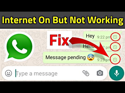 How To Fix Whatsapp Connection Problem | Internet On But Whatsapp Not Working Solution