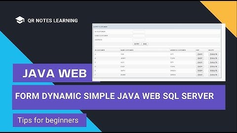 Tutorial Java Web ZK Framework & SQL Server Eclipse Part #8 Form Dynamic (Entry Edit Delete) in Grid