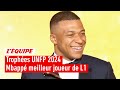 Trophées UNFP 2024 - Kylian Mbappé (PSG) élu meilleur joueur de L1 pour la 5e fois de suite