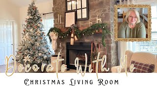 COZY MODERN FARMHOUSE CHRISTMAS | DECORATE WITH ME LIVING DECORATING IDEAS HOME DECOR