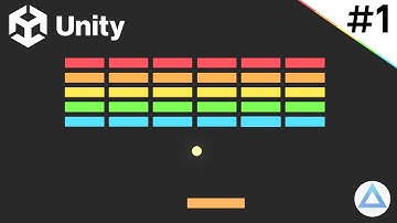 Como CREAR ARKANOID/BREAKOUT en UNITY Tutorial!🧱🔴 🟠 🟡 🟢 🔵/ 1-capitulo