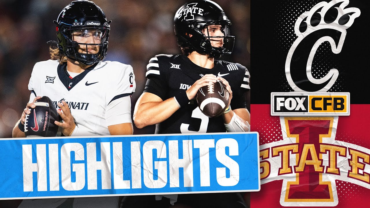 Cincinnati Bearcats Vs Iowa State Cyclones Highlights FOX College Cincinnati bearcats vs iowa state cyclones highlights fox college