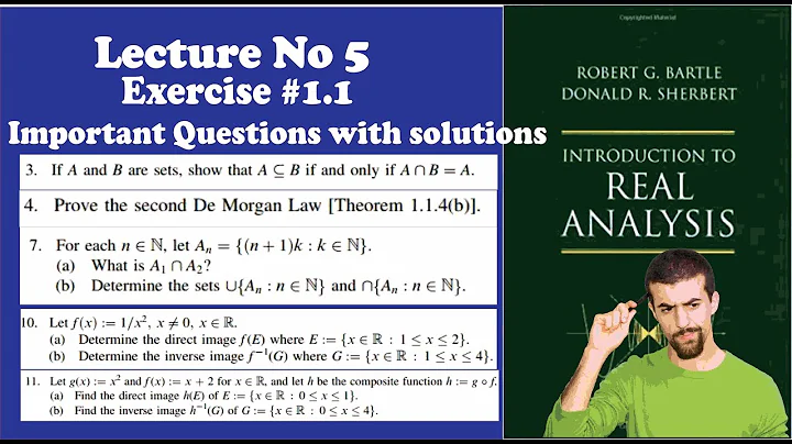 Solution to Real Analysis by Bartle 4th Ed. Chapter 1 - Ex # 1.1 -  #Robert_G_Bartile