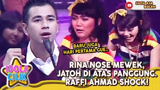 RINA NOSE MEWEK, JATOH DIATAS PANGGUNG. RAFFI AHMAD SHOCK! - IDOLA CILIK