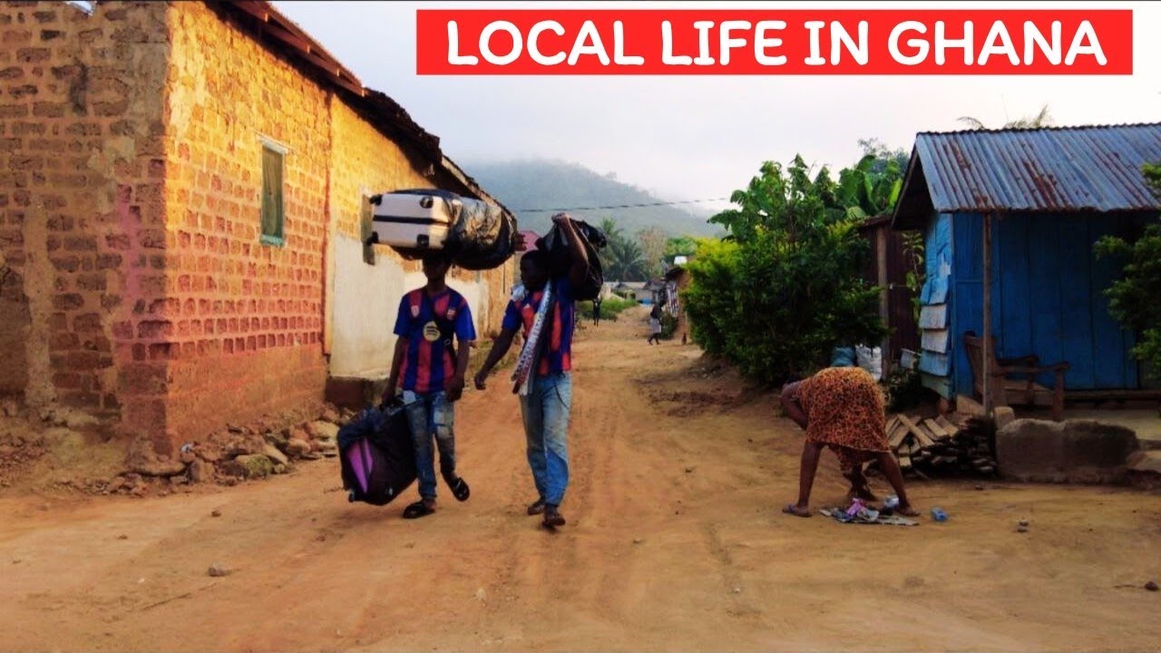African Local Life Revealed | Touring Adansi Asokwa Township in Ghana