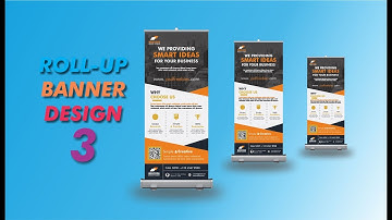 CorelDRAW X7 Tutorials ROLL UP BANNER DESIGN 3 with Wajid Corel GraphiX