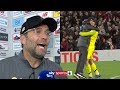 Jurgen Klopp apologises for his celebration and reacts to bizarre late winner! | Liverpool v Everton