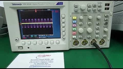 Tektronik TDS 3034C Repairs by Dynamics Circuit (S) Pte. Ltd.