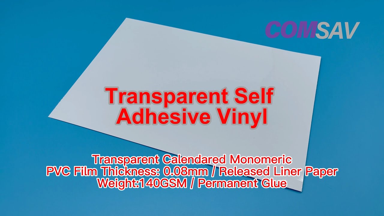 Fabricantes, proveedores de vinilo autoadhesivo transparente de China -  Venta al por mayor directa de fábrica - COMAX