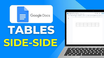 How To Put Two Tables Side by Side in Google Docs