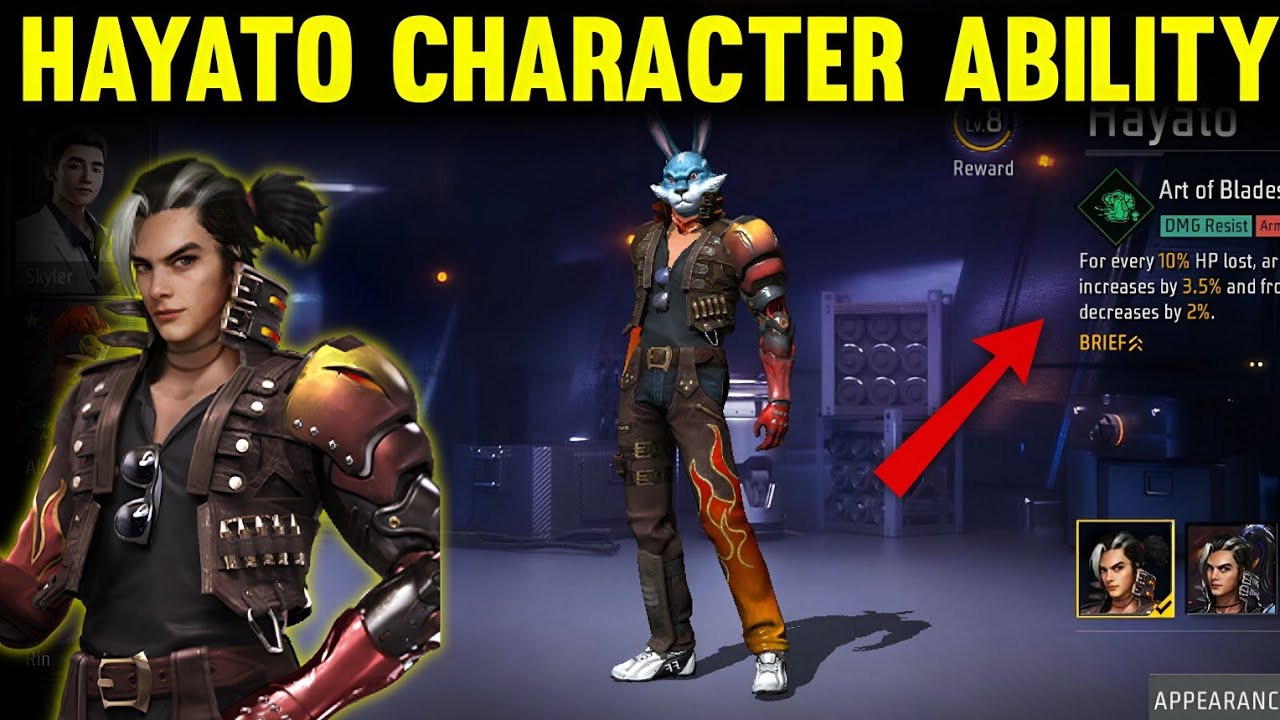 Hayato Ability In Free Fire | Hayato Character Ability | Free Fire Hayato Character Ability 