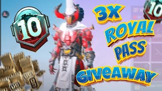 😍 3 RP GIVEAWAY | CRATE OPENING M7, Pan, LAMBO | ROYAL PASS GIVEAWAY LIVE | RP GIVEAWAY LIVE AT 2K