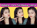 Dewy makeup look /wedding makeup look /party makeup /beauty glazed eyeshadow palette /pooja&#39;s castle