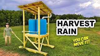 Moveable Rain Water Tower for the Homestead Garden