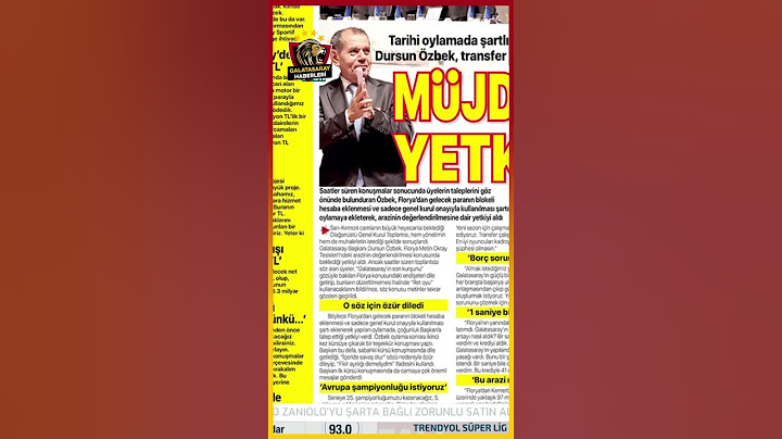 Dursun Özbek'in Transfer Mesajı, Galatasaray Camiasını Heyecanlandırdı