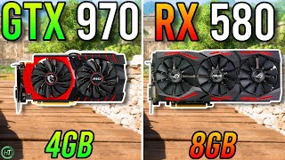 GTX 970 vs RX 580 8GB - 8GB VRAM Way Better in 2023?