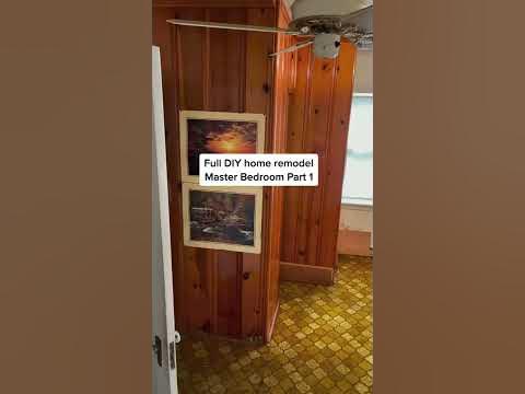 DIY home remodel! Master Bedroom part 1 #diy - YouTube