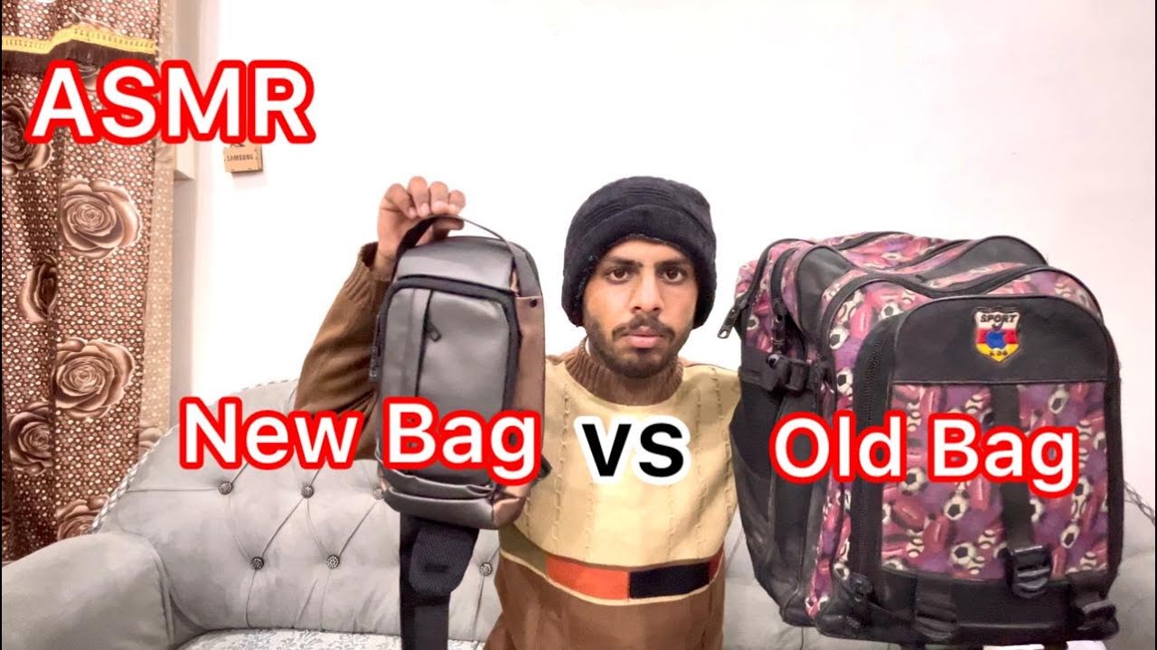 ASMR: Old Bag vs New Bag Sounds 🌼 Unboxing & Crisp Sounds”