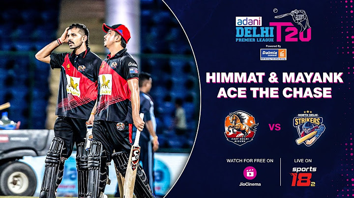East Delhi Riders vs North Delhi Strikers | DPLT20 Highlights | JioCinema & Sports18
