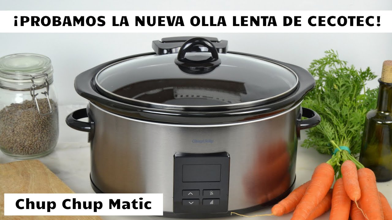 ¡Probamos la NUEVA OLLA LENTA de CECOTEC! Chup chup Matic