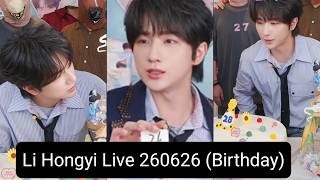 Li Hongyi Live June 26, 2026 (Birthday)