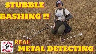 STUBBLE BASHING ON CONCRETE.. and Q & A METAL DETECTING UK