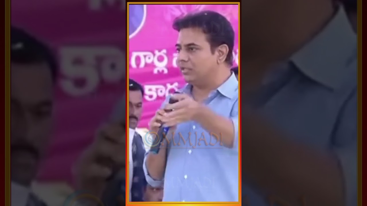 ktr on Bandi Sanjay