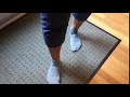 Static balance  foot positions