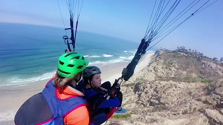brandy reed Paragliding at Torrey Pines Gliderport