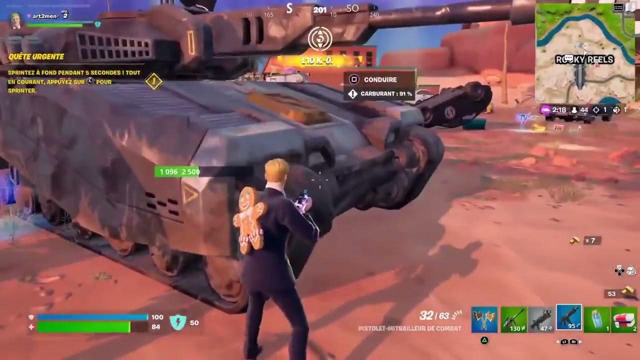 Fortnite: Танк в игре! Обзор танков в игре!