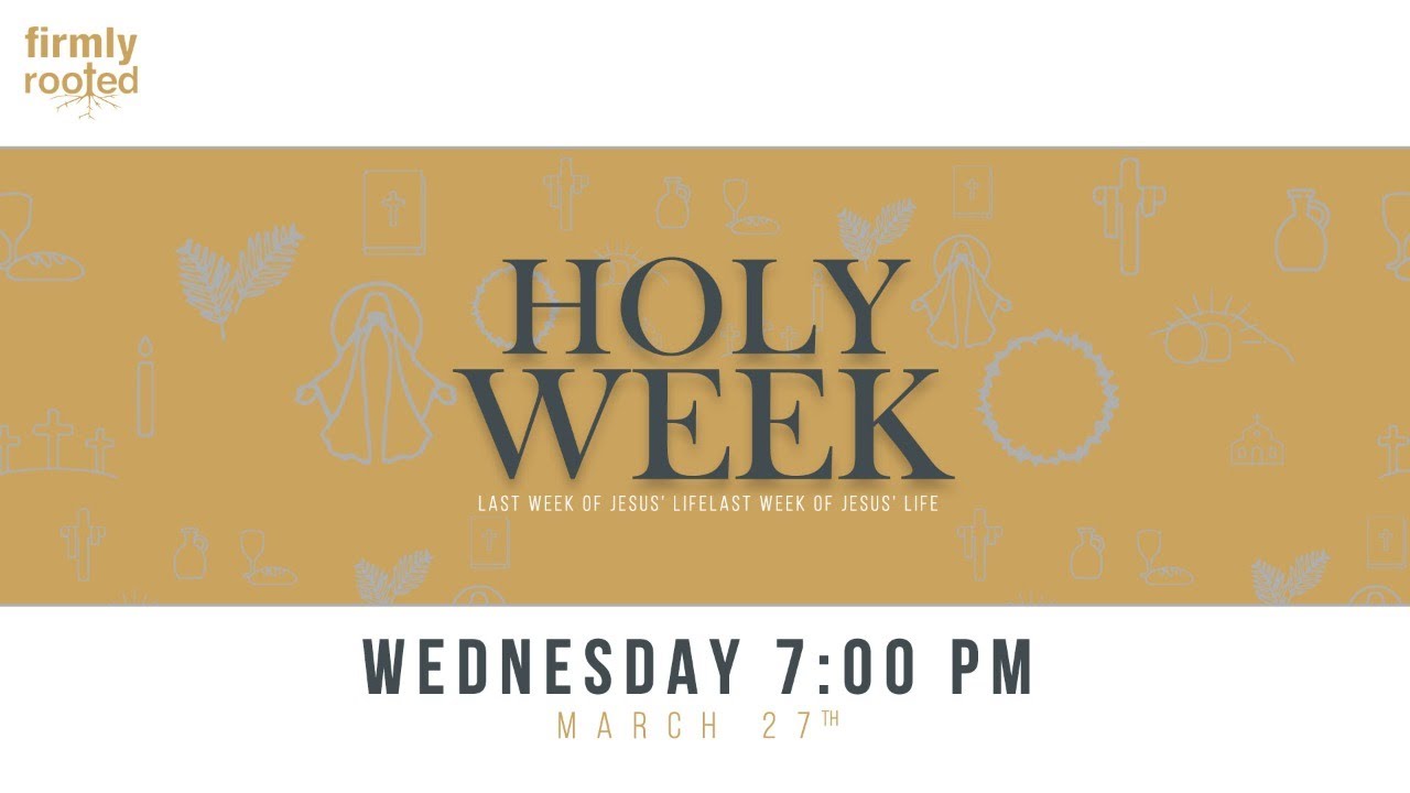 Holy Wednesday March 27, 2024 YouTube