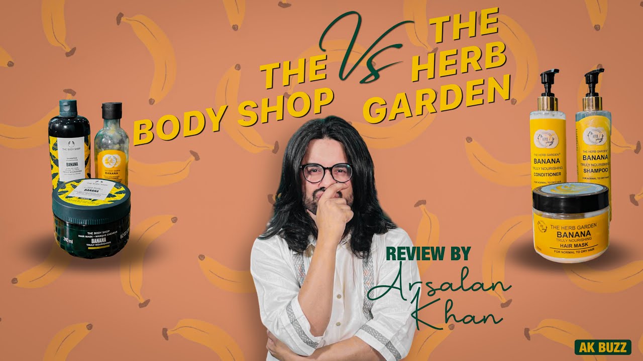 Banana Hair Care Collection Review & Comparison The Body Shop vs. The
