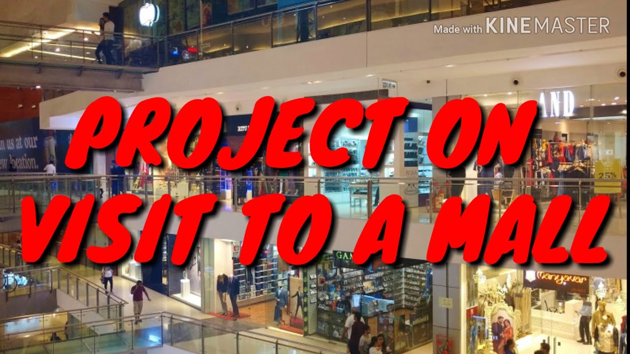 project on visit to a mall