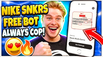 How to BOT Nike SNKRS for FREE! (Always COP GUARANTEED)