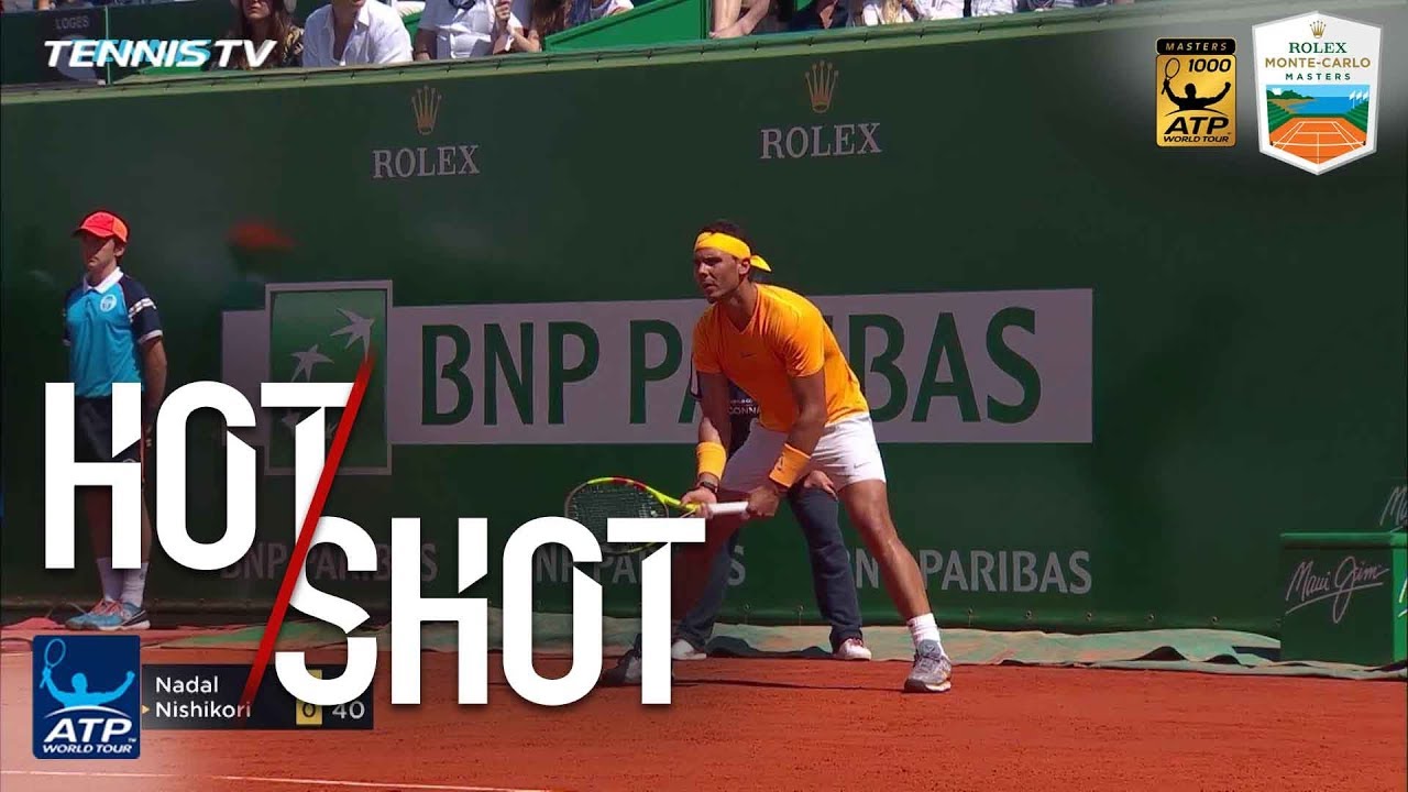 Hot Shot Nadal Finds The Angle Monte-Carlo 2018
