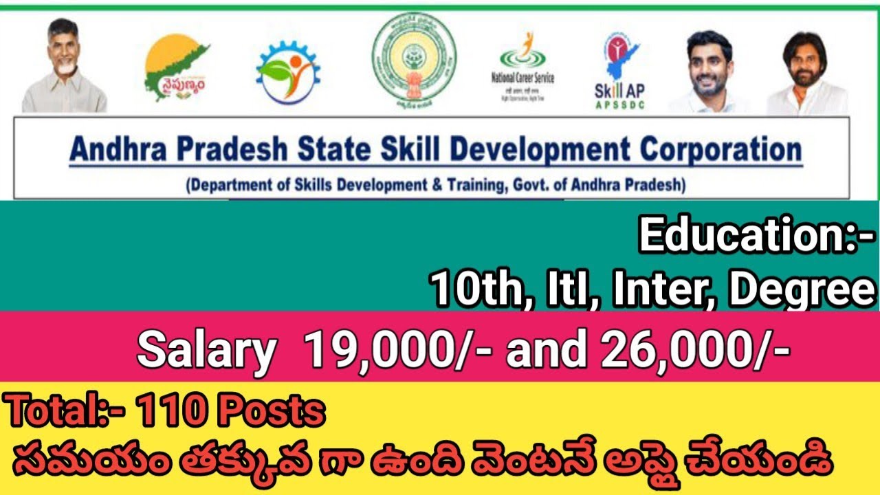 నిరుద్యోగులకు శుభవార్త APSSDC నుంచి రాత పరీక్షా లేకుండా ఉద్యోగాలు|AP LATEST JOB NOTIFICATION UPDATES