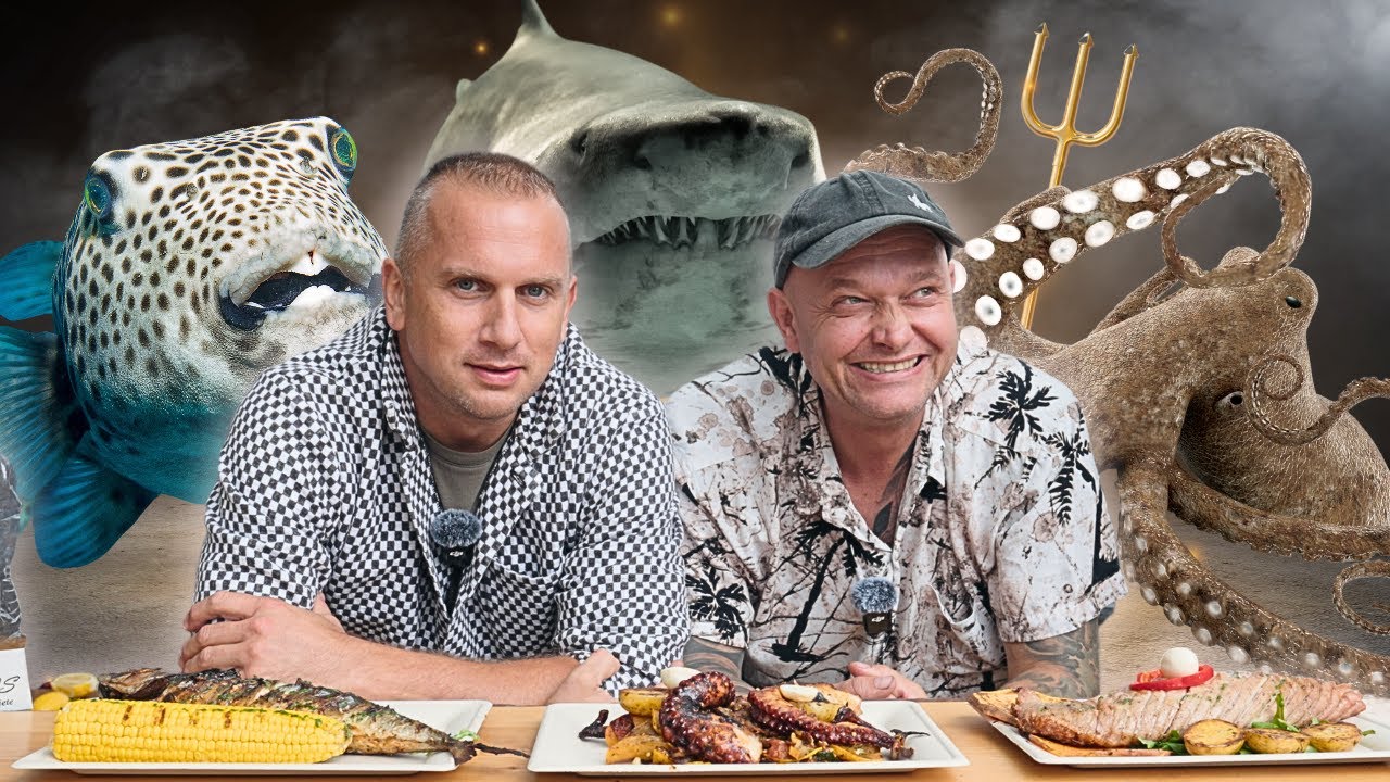 MISTR MÁLEK U RYBÁŘE: TOP 3 Recepty  z MAKRELY, TUŇÁKA A CHOBOTNICE! Bistro od 