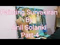 How to paint a landscape painting suryakiran by anil solanki part4 sunrise canvaspainting